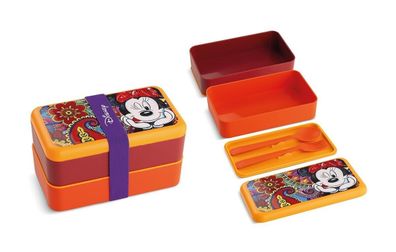 81311 Lunchbox Minnie aus Kunststoff mehrfarbig Breite 18 x Höhe 10 x Länge 10cm