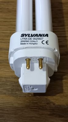 Sylvania LYNX-DE 0025927 26w/840 g24q-3 Made in Hungary CE