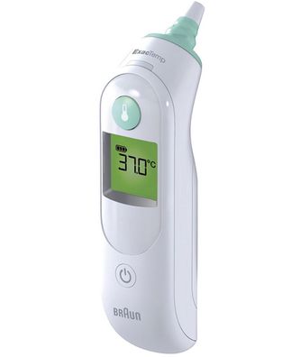 Braun IRT6515 ThermoScan 6 Fieberthermometer, Infrarot-Ohrthermometer, weiß