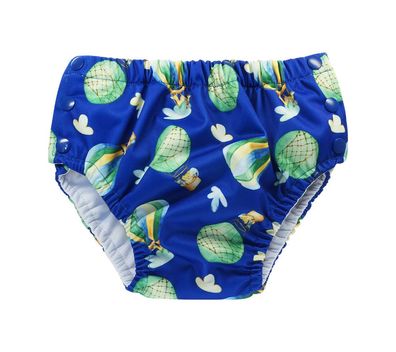 Blümchen Schwimmwindel Badewindel Ballon BabyBadehose - Grösse: M 5-10 kg