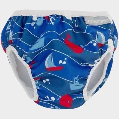 Imse Vimse Schwimmwindel, Badewindel, Aquawindel, Babybadehose Blue