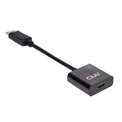 Club3D Adapter DisplayPort > HDMI 2.0 3D 4K60Hz aktiv St/Bu bulk