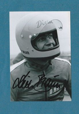 Dieter Braun ( war 1973 Motorradweltmeister 125 u.250 ccm) - sig. Foto