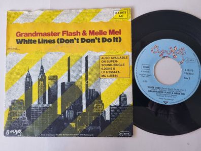 Grandmaster Flash & Melle Mel - White lines (Don't don't do it) (Part 1) 7''