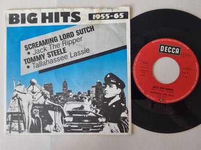 Screaming Lord Sutch/ Tommy Steele - Jack the Ripper/ Tallahassee Lassie 7'' Vin