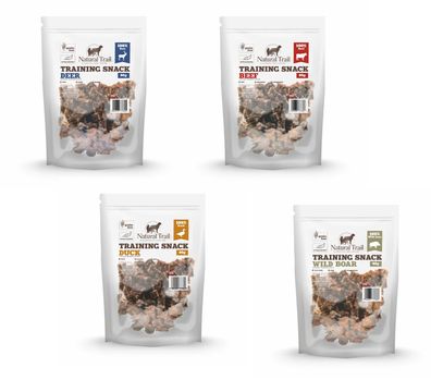 Natural Trail Hunde Leckerlis 80g Hundefutter Hundesnack Snack Getreidefrei