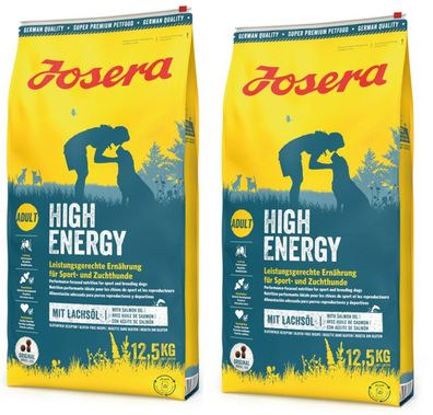 2 x 12,5 kg Josera High Energy Hundefutter * **TOP PREIS* * *