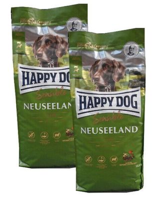 2x12,5kg Happy Dog Neuseeland Hundefutter