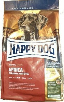 Happy Dog Sensible Africa Trockefutter Hundefutter 4kg