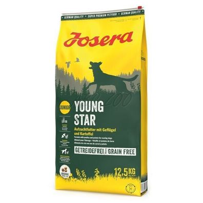 12,5kg Josera Nature YoungStar Junior Hundefutter - Getreidefrei