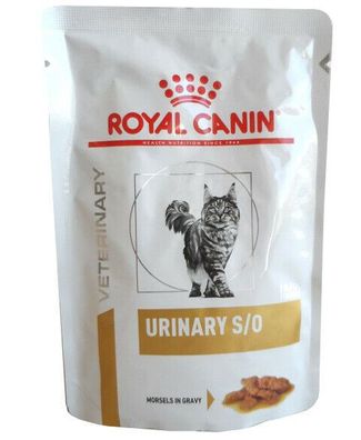 36x85g Royal Canin Urinary S/O Frischebeutel Häppchen in Soße Katzenfutter