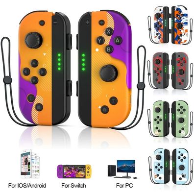 Joy Con 2er-Set - für Nintendo Switch, inklusive Armband - Gamepad Controller Turbo