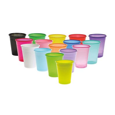 Mundspülbecher Cups 180 ml aus Kunststoff in verschiedenen Farben