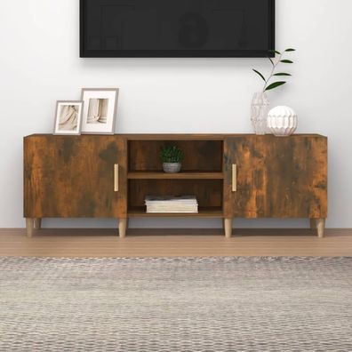 vidaXL TV-Schrank Räuchereiche 150x30x50 cm Holzwerkstoff