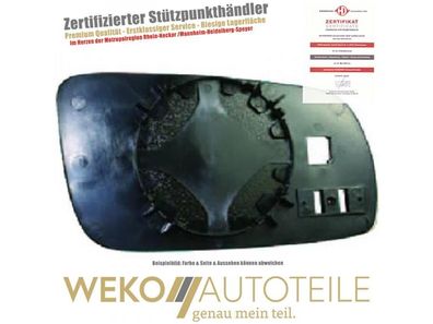 Spiegelglas, Außenspiegel links Diederichs 7805327 für SKODA