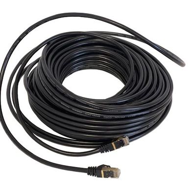 Patchkabel CAT7 Netzwerkkabel LAN DSL schwarz Netzwerk Kabel RJ45 Ethernet 20m