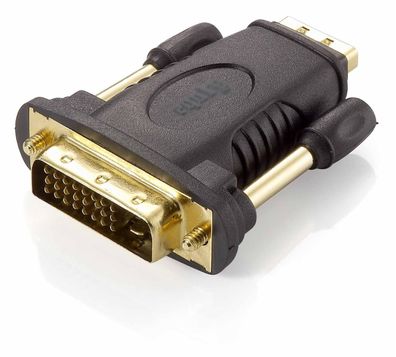 Equip 118908 HDMI Adapter Equip Typ A -> DVI(24 + 1) Bu/St