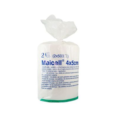 Zellstofftupfer Maicell unsteril 4 x 5 cm 2 x 500 St./Pack