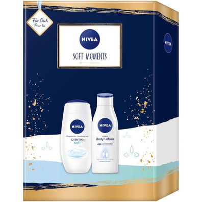 NIVEA Soft Moments Geschenkset für pflegende Wohlfühlmomente 450ml