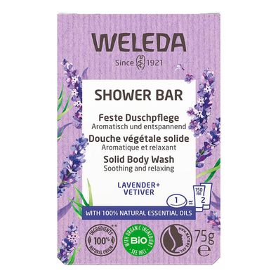 Weleda Feste Dusche Lavender & Vetiver 75g