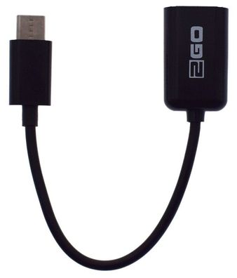 2Go USB Adapter OTG Host Kabel Typ C auf USB 15cm