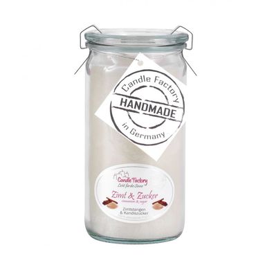 Candle Factory Mini Jumbo Zimt und Zucker Duftkerze Dekokerze 307129