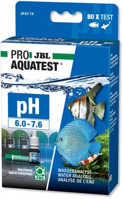 JBL ProAquatest pH 6.0 bis 7.6 für ca.80 Messungen Wassertest Tröpfchentest