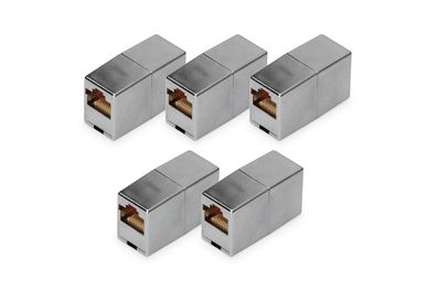 Digitus CAT 5e, Klasse D, RJ45 Modular Kupplung - 5 Stk