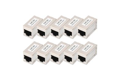 Digitus CAT 6A Modular Kupplung, geschirmt - 10 Stk