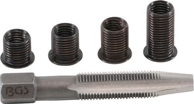 Reparatursatz für Zündkerzengewinde | M8 x 1,0 mm | 5-tlg. BGS