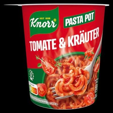 Knorr Pasta Snack Pot Tomate & Kräuter 69g Becher