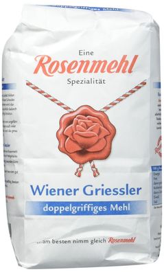 Rosenmehl Wiener Griessler Doppelgriffiges Weizenmehl 1 kg