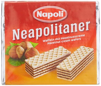 Napoli Neapolitaner Waffeln mit Haselnusscreme 48x65 g Pg