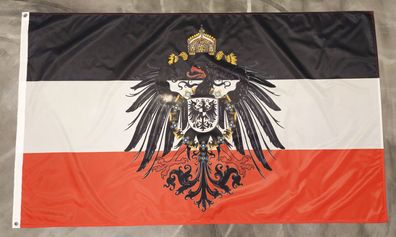 Premium Fahne Flagge Deutsches Kaiserreich 1871 - 90 x 150 cm