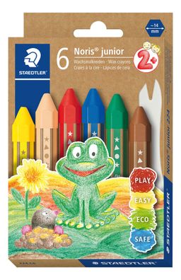 Staedtler® Wachsmalkreide Noris® junior 6 Farben 224C6