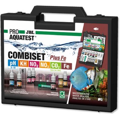 JBL Proaquatest Combiset Plus Fe Testkoffer für Wasseranalysen Süßwasser-Aquarien