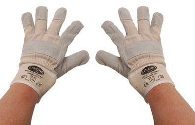 Arbeitshandschuhe | Leder, gefüttert | Größe 10,5 BGS