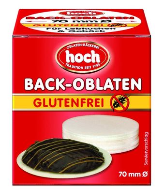 4 x 100 Stück glutenfreie Back-Oblaten 70mmØ