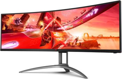 AOC AGON AG493UCX - 49 Zoll DQHD Curved Gaming Monitor, 120 Hz, 1ms, HDR400, Fe