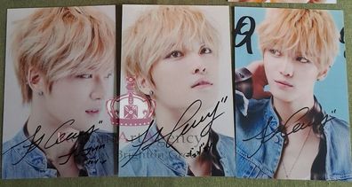 Kim Jae Joong Autographs SET 3pcs