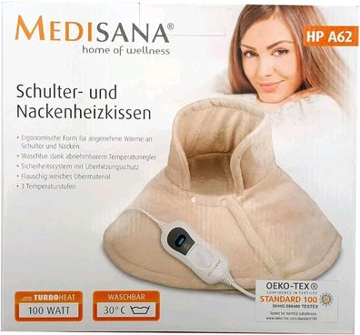 Medisana Schulter- und Nackenkissen Wärmepad Wärmecape HP A62