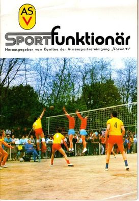 DDR Heft ASV Sportfunktionär