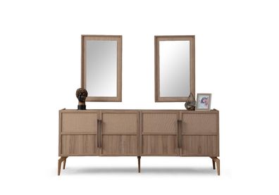 Anrichte Sideboard Luxus Designer Holz Regal Schrank Möbel Beige