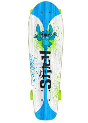 Stitch skateboard 70 x 20 cm Junior weiß/blau/grün