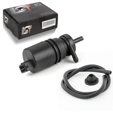 Scheibenwaschpumpe Waschwasserpumpe mit Schlauch für Abarth Alfa Romeo Fiat VW
