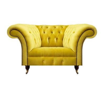 Wohnzimmer Sessel Modern Design Sitz Chesterfield Einrichtung Polster Stoff
