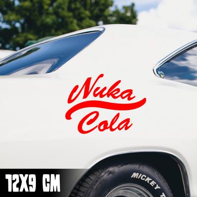 Auto Aufkleber "Nuka Cola" Fallout Vault-Tec Vinyl Sticker #0277