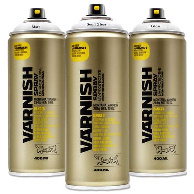 Montana Cans Varnish Spray Klarlack 400ml (Auswahl)