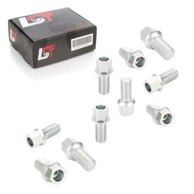 10x Radschrauben Kugelbund M14x1,5x27 für VW BORA GOLF JETTA VENTO EOS WHT002437