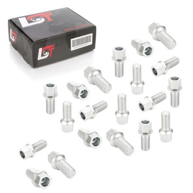 20x Radschrauben Kugelbund M14x1,5x27 für VW BEETLE FOX POLO Scirocco WHT002437